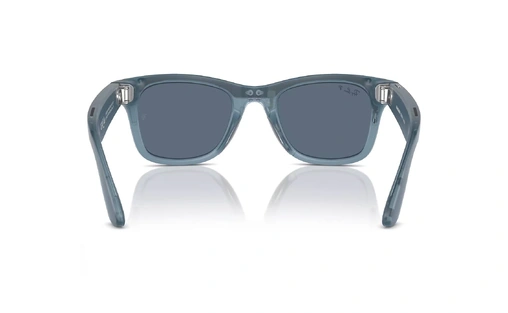 عینک هوشمند ریبن متا پلاریزه رنگ آبی با عدسی پلاریزه آبی - زاویه داخل