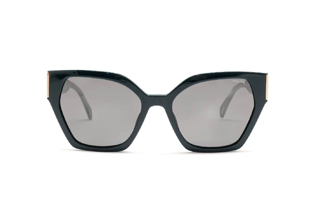 عینک آفتابی زنانه پلیس GEM2 SPLL34 - با بدنه سبز و عدسی خاکستری - روبرو