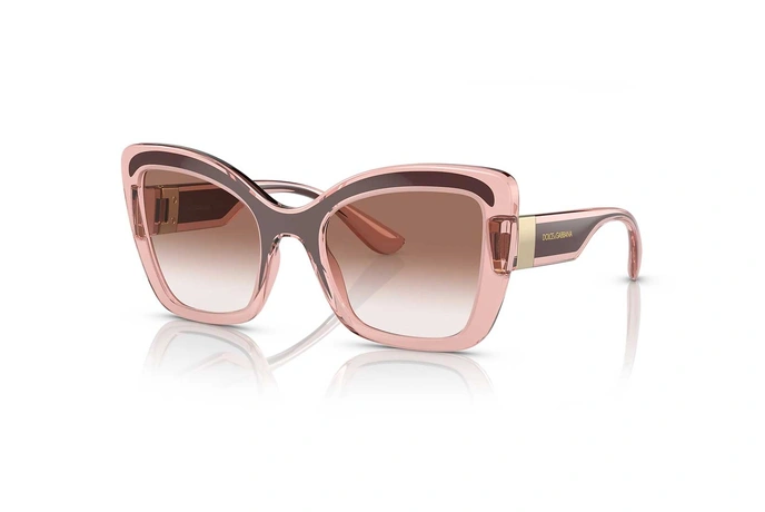 عینک آفتابی پروانه ای بژ دولچه و گابانا  - سه‌رخ