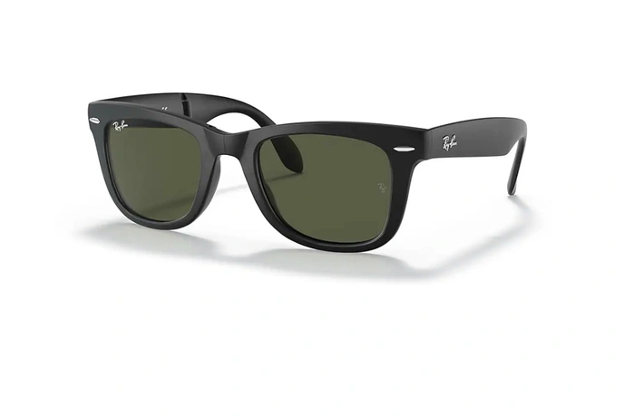 عینک آفتابی ری بن مدل ویفرر تاشو سایز 54 - Ray Ban Wayfarer Folding RB4105 - RB4105 601S size54