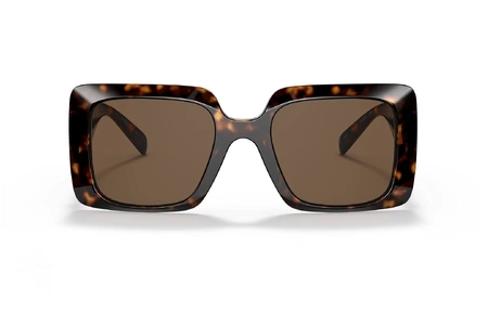 عینک آفتابی کائوچویی زنانه ورساچه - Versace ve4405 -رنگ قهوه‌ای هاوانا -روبرو
