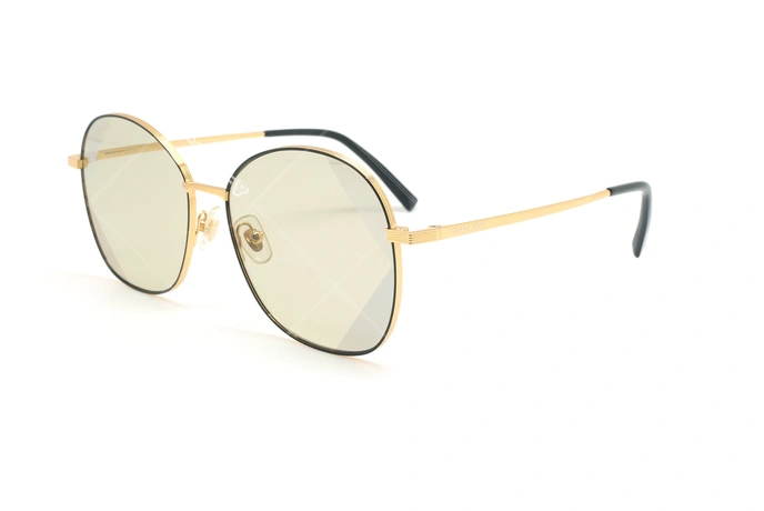 عینک آفتابی پروانه بولون - BOLON BL7056 - طلایی مشکی - عکاسی وحدت - زاویه سه رخ 