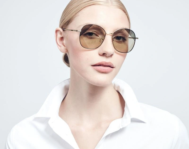 عینک آفتابی پروانه بولون - BOLON BL7056 - طلایی مشکی - عکاسی وحدت