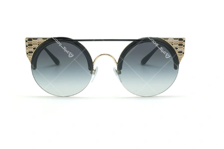 عینک آفتابی گربه ای بولگاری - Bvlgari BV6088 - مشکی طلایی - عکاسی وحدت - زاویه روبرو