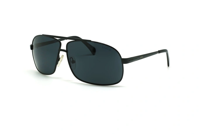 عینک آفتابی خلبانی لوکا - LUCA 1140 - رنگ مشکی- عکاسی وحدت - عکس زاویه سه رخ