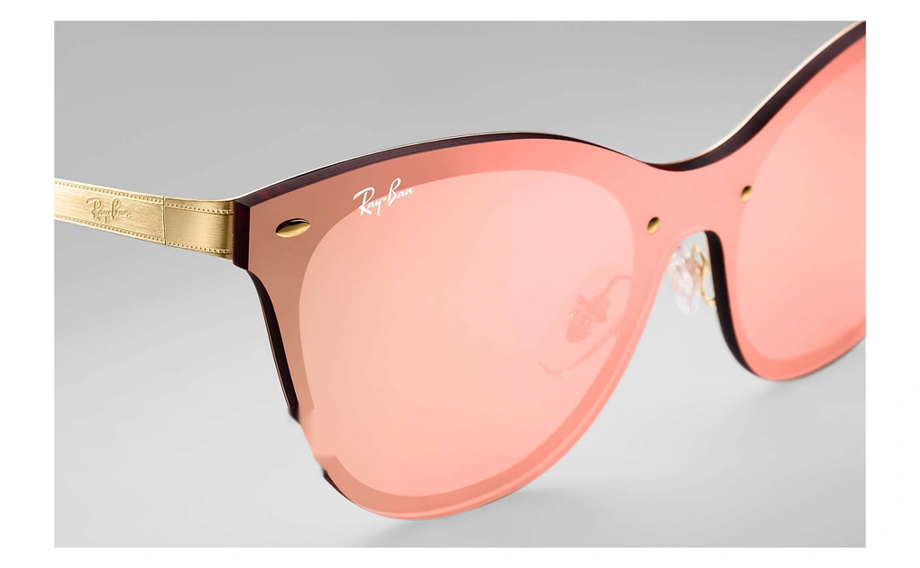 عینک آفتابی ری بن بلیز گربه ای -  RayBan RB3580N  Blaze Cat Eye