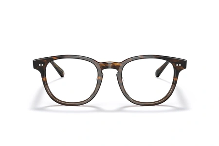 عینک طبی کائوچویی قهوه ای هاوانا ساخت ژاپن اولیور پلیپلز - زاویه روبرو