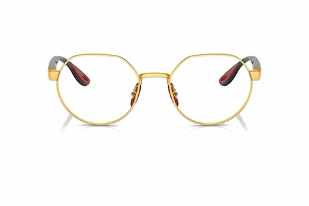 عینک طبی فلزی کائوچویی ری بن فراری - زاویه روبرو