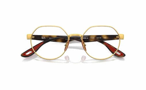 عینک طبی فلزی کائوچویی ری بن فراری - زاویه دسته بسته