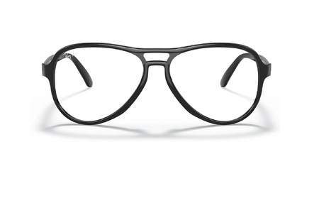 عینک طبی ری بن فریم کائوچویی خلبانی مشکی - عکس از زاویه روبرو