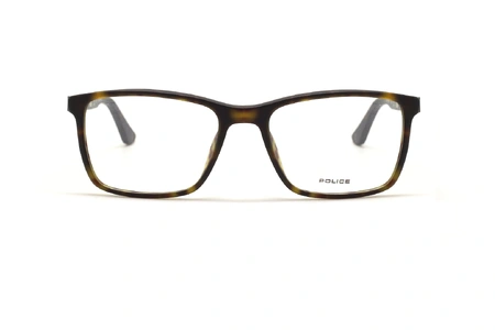 عینک طب یپلیس فریم کائوچویی مربعی قهوه ای روشن هاوانا - عکس از زاویه روبرو