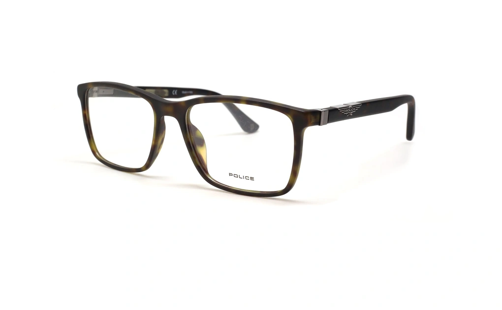 عینک طب یپلیس فریم کائوچویی مربعی قهوه ای روشن هاوانا - عکس از زاویه سه رخ