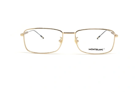 عینک طبی فلزی مون بلان - رنگ طلایی - عکس زاویه روبرو