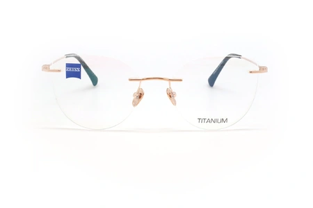 عینک طبی گریف تیتانیومی زایس - ZEISS ZS50007 - عکاسی وحدت - عکس زاویه روبرو