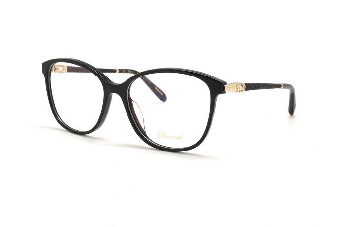 عینک طبی کائوچویی مشکی رنگ شوپارد - زاویه سه رخ