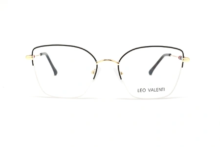عینک طبی گربه ای زیر گریف لئوولنتی - LEO VALENTI LV558 - عکاسی وحدت - عکس زاویه روبرو