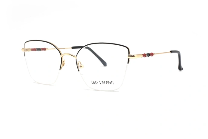 عینک طبی گربه ای زیر گریف لئوولنتی - LEO VALENTI LV558 - عکاسی وحدت - عکس زاویه سه رخ