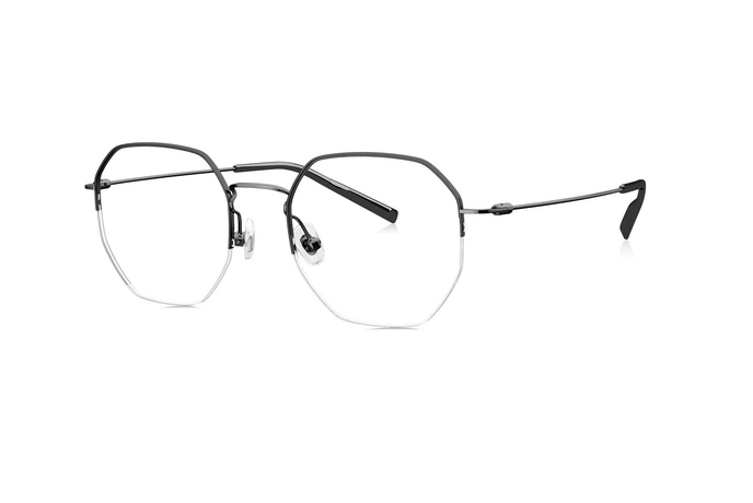 عینک طبی زیرگریف چند ضعلی بولون - نوک مدادی - زاویه سه رخ