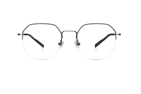 عینک طبی زیرگریف چند ضعلی بولون - نوک مدادی - زاویه روبرو