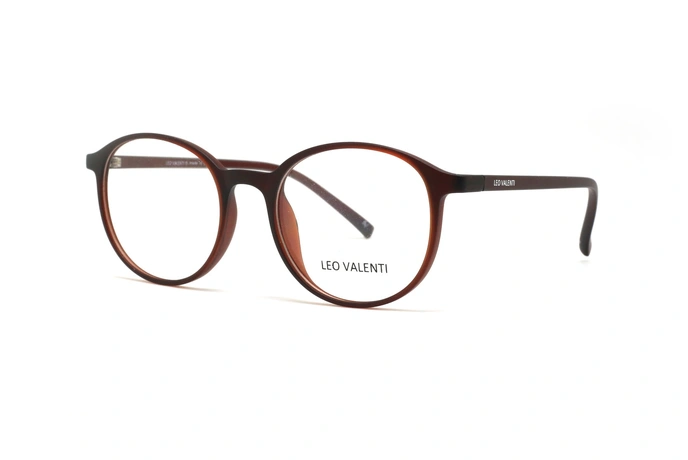 عینک طبی کائوچویی لئوولنتی - LEO VALENTI LV468- عکاسی وحدت - عکس زاویه سه رخ
