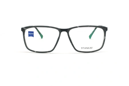 عینک طبی تیتانیومی زایس ZEISS ZS40027 - مشکی - عکاسی وحدت - زاویه روبرو