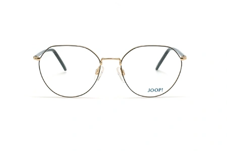 عینک طبی گرد جوپ - JOOP 83264 - مشکی طلایی - عکاسی وحدت - زاویه روبرو
