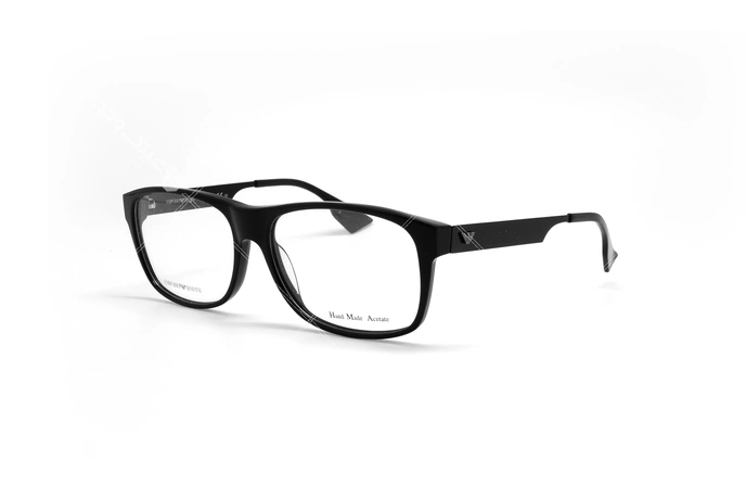 عینک طبی  مستطیلی امپریو آرمانی - Emporio Armani EA9680 - مشکی - عکاسی وحدت - زاویه سه رخ 