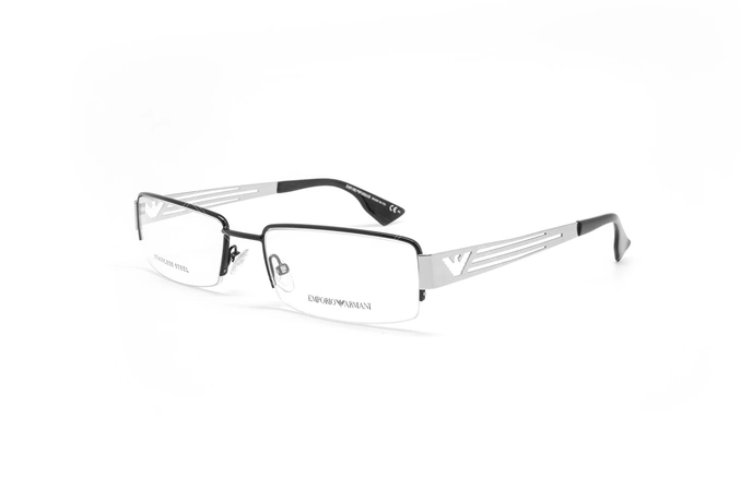 عینک طبی زیرگریف امپریو آرمانی - Emporio Armani EA9598 - مشکی سفید - عکاسی وحدت - زاویه سه رخ 