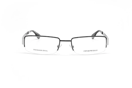 عینک طبی زیرگریف امپریو آرمانی - Emporio Armani EA9598 - مشکی سفید - عکاسی وحدت - زاویه روبرو