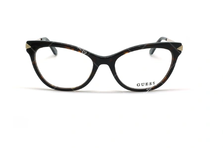 عینک طبی گربه ای گس - GUESS GU2683 - قهوه ای هاوانا - عکاسی وحدت - زاویه روبرو