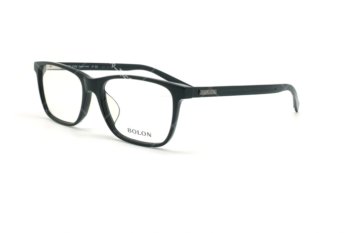 عینک طبی مستطیلی بولون - BOLON BJ1211 - مشکی - عکاسی وحدت - زاویه سه رخ 