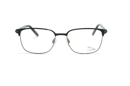 عینک طبی زیرگریف جگوار JAGUAR 33704 - مشکی طوسی - عکاسی وحدت - زاویه روبرو
