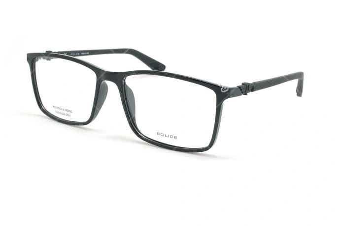 عینک طبی مستطیلی پلیس - POLICE VPL796 PITCH - عکاسی وحدت - عکس زاویه سه رخ