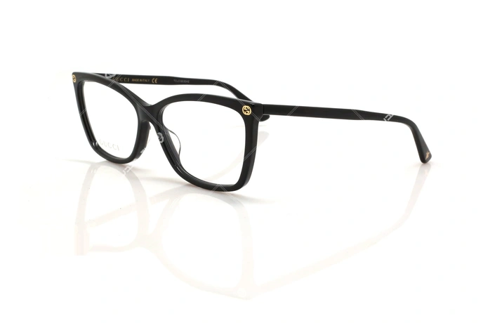 عینک طبی گربه ای گوچی - GUCCI GG0025O - عکاسی وحدت - عکس زاویه سه رخ