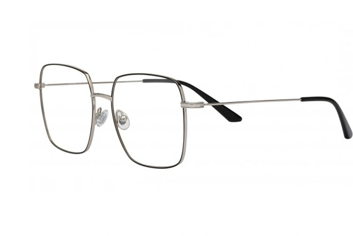 عینک مربعی مولسیون - MJ7089 - رنگ فریم نقره ای - اپتیک وحدت - عکس زاویه سه رخ