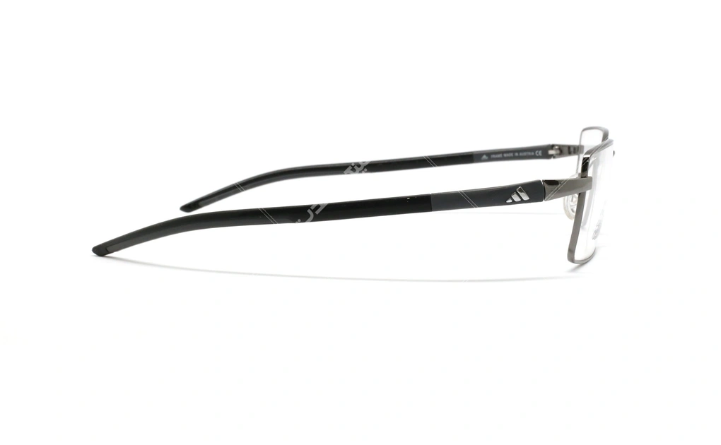 عینک طبی آدیداس - فلزی - فریم مشکی خاکستری - زاویه کنار