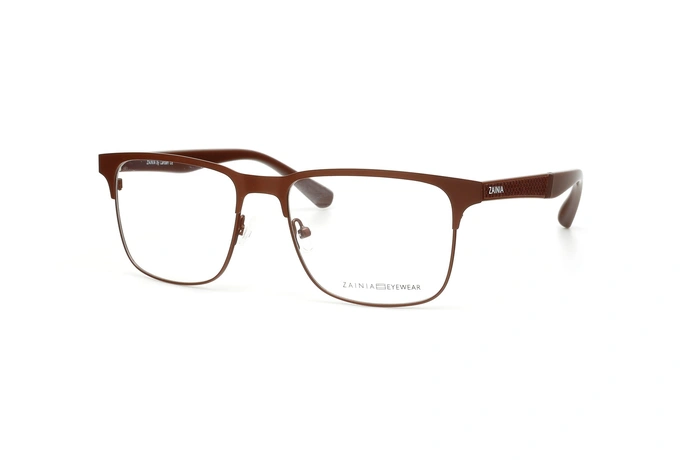 عینک طبی کائوچویی فلزی زینیا Z1130 C708 - عکاسی وحدت - زاویه سه رخ