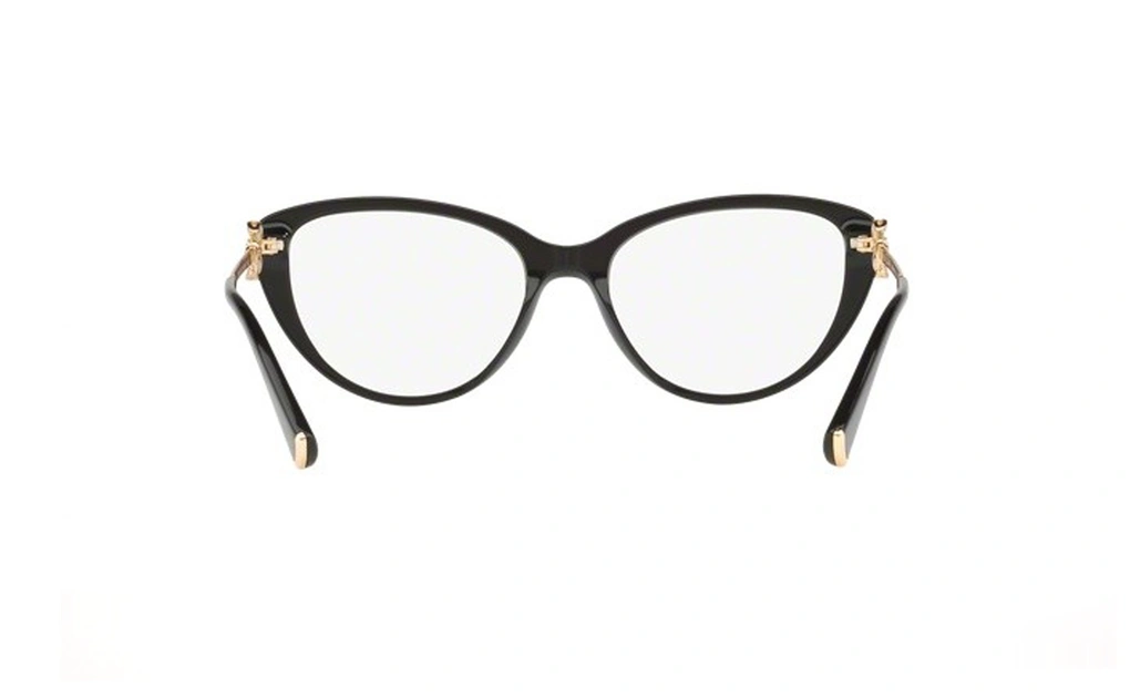 عینک طبی بولگاری - دسته طلایی بدنه کائوچویی قهوه ای هاوانا - از کالکشن دیوا - زاویه داخل