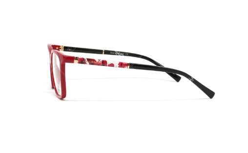 عینک طبی آناهیکمن - دسته دورو - قرمز- عکاسی وحدت - زاویه کنار