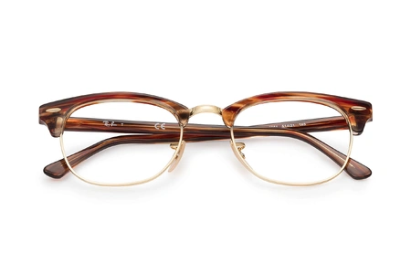 فریم طبی کلاب مستر - ری بن - قهوه ای - دست بسته