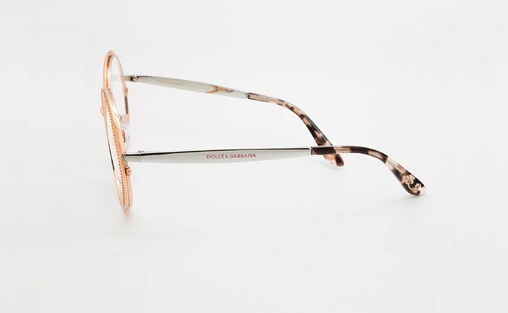 عینک طبی - تمام فریم - فلزی - دولچه و گابانا - نقره ای - عکس شماره 4