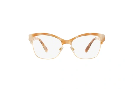 عینک طبی طرح کلاب مستر زنانه دولچه گابانا رنگ بژ هاوانا - زاویه روبرو