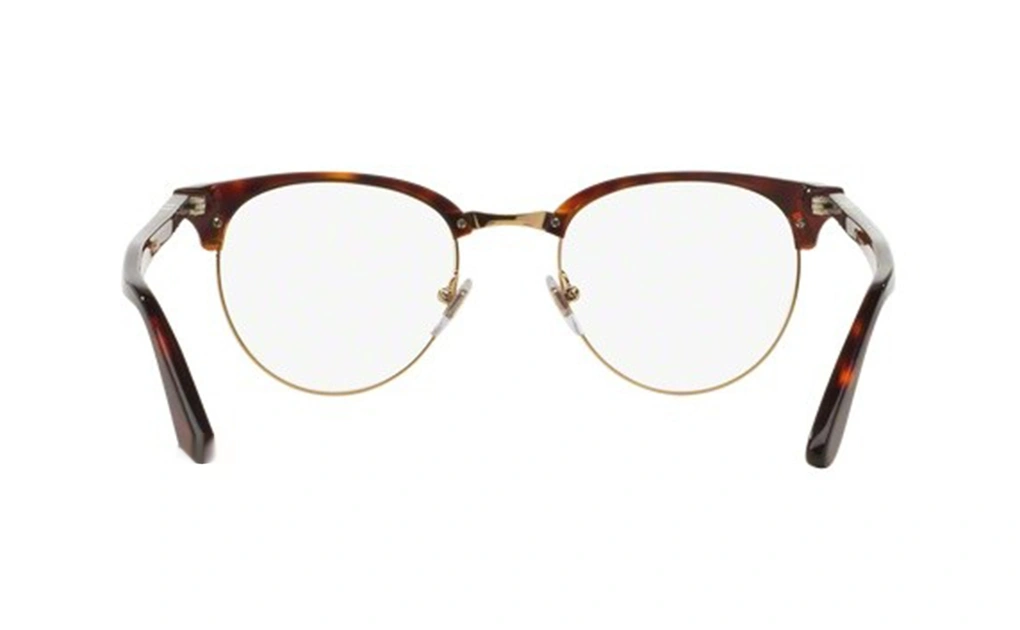 عینک طبی کلاب راند پرسول رنگ قهوه ای هاوانا - عکاسی وحدت -