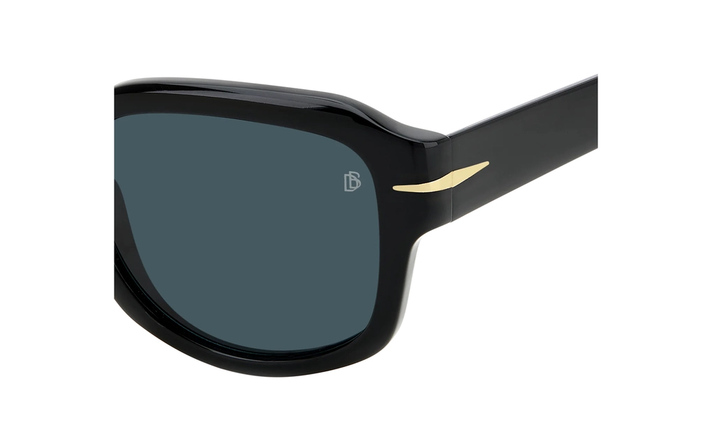 عینک آفتابی - تمام فریم - کائوچویی - دیوید بکام - مشکی - آبی - عکس شماره 4