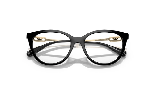 عینک طبی - تمام فریم - کائوچویی - امپریو آرمانی - طلایی, مشکی - عکس شماره 6