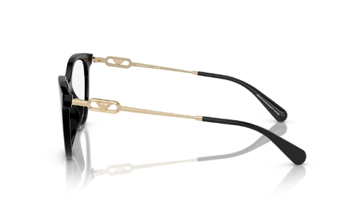 عینک طبی - تمام فریم - کائوچویی - امپریو آرمانی - طلایی, مشکی - عکس شماره 7