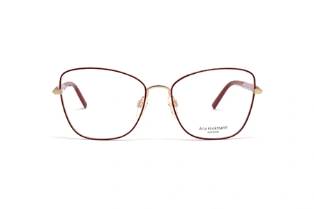 عینک طبی زنانه گربه‌ای آناهیکمن مدل Ana Hickmann AH1365  - عکس از زاویه روبرو