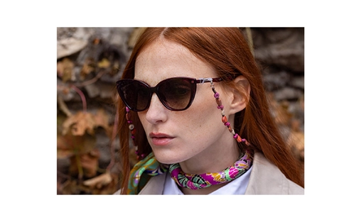 عینک طبی - تمام فریم - کائوچویی - سنترواستایل - قرمز - عکس شماره 5