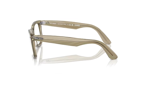 عینک طبی - تمام فریم - کائوچویی - ری بن - کرم, شیشه ای, طوسی - عکس شماره 5