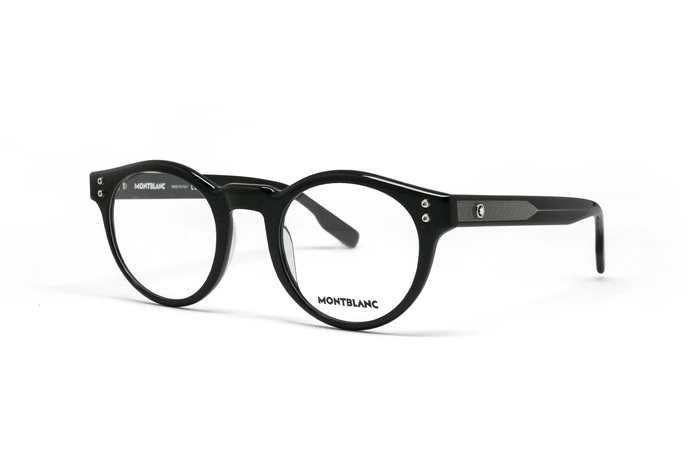 عینک طبی کائوچویی گرد مون بلان - Mont Blanc MB0123O - MB0123O 001